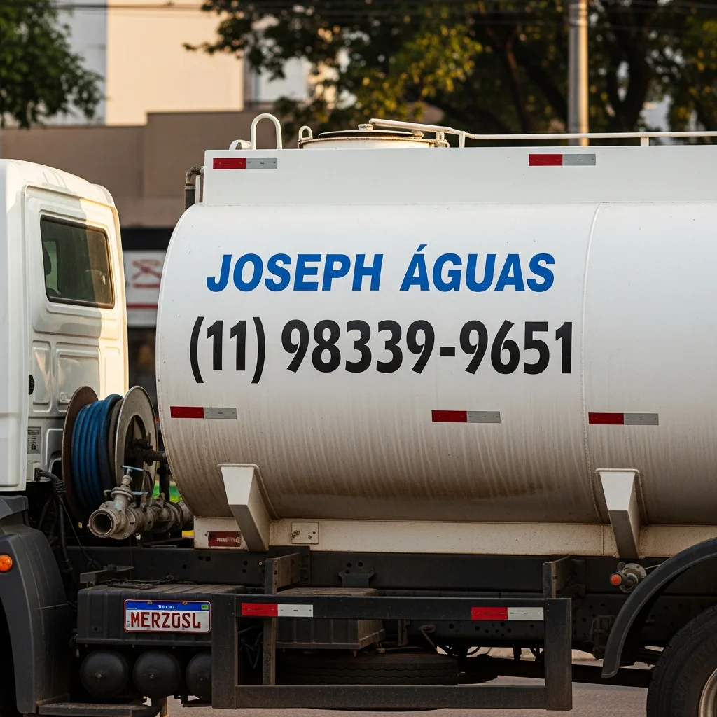 Caminhão pipa Joseph Águas São Paulo